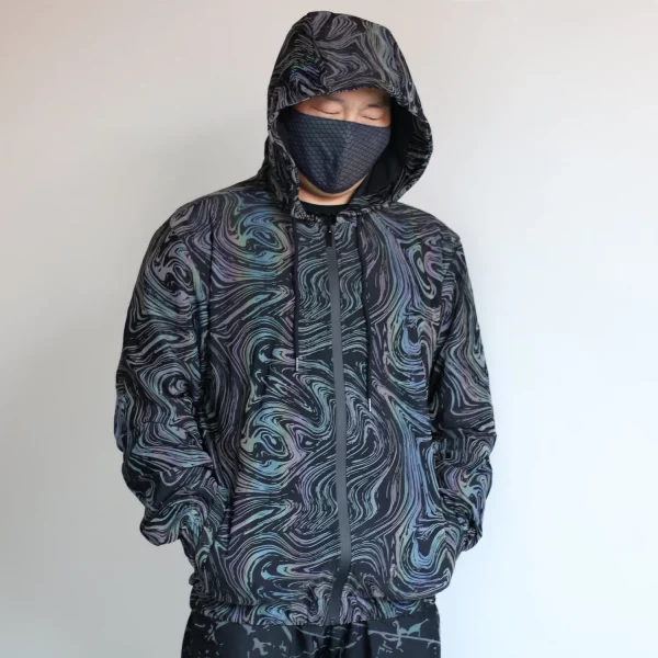 Holographic Reflective Vortex Tracksuit Jacket 3