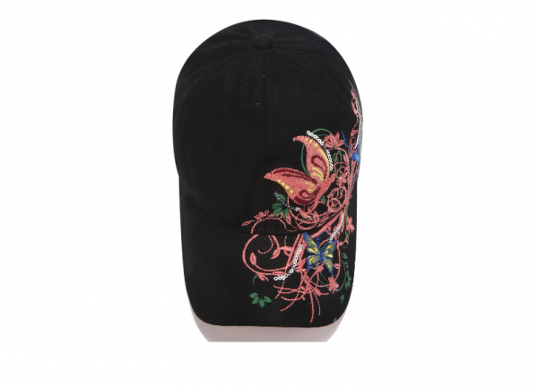 Butterfly Embroidered Baseball Cap 11