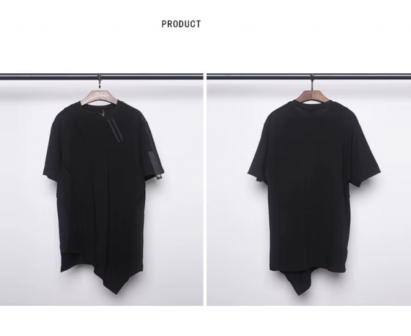 Men's Irregular Tactical Cargo T Shirt 8