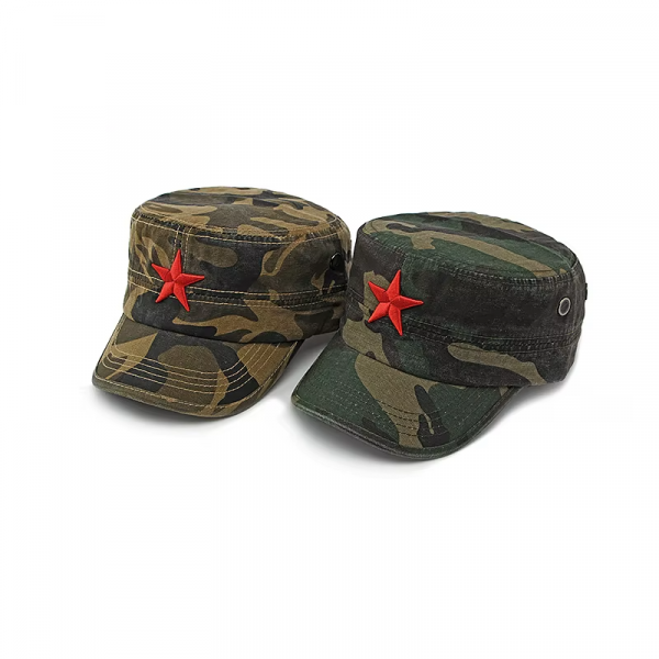 Camouflage Flat Top Baseball Cap 3